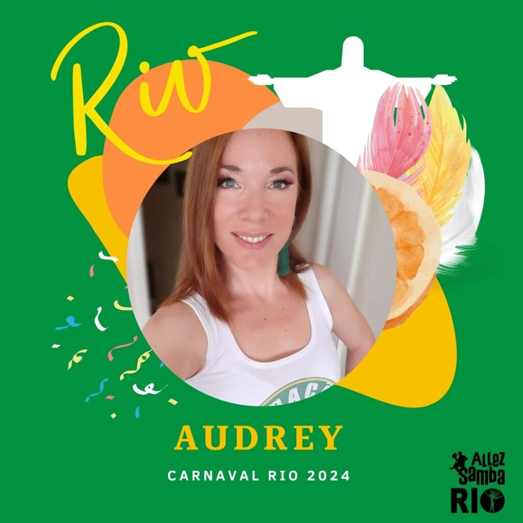 Audrey - participant Carnival Rio 2024